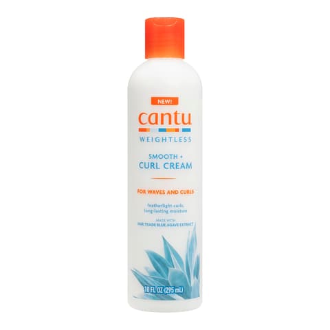 Cantu Weightless Smooth + Curl Cream 10 Fl Oz