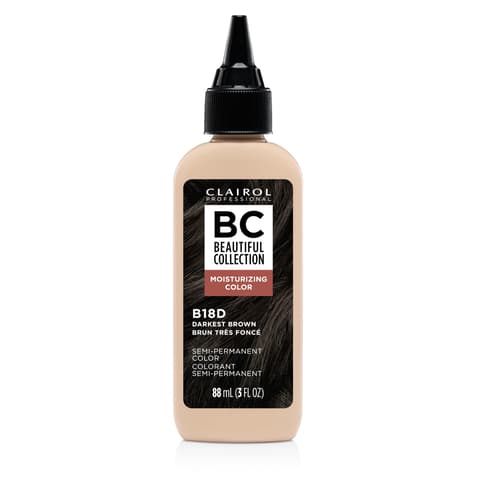 Clairol Professional Beautiful Collection Hair Color 18d Darkest Brown .