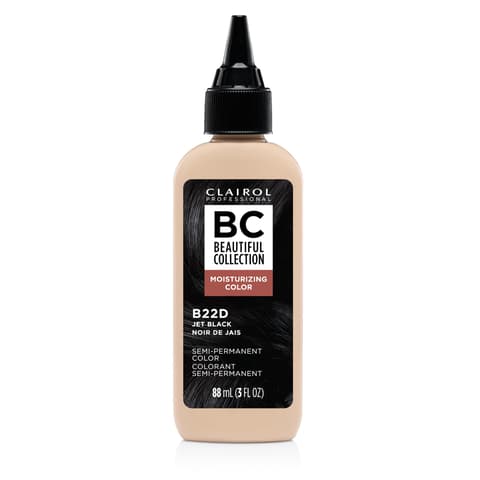 Clairol Professional Beautiful Collection Hair Color 22d Jet Black . Packaging