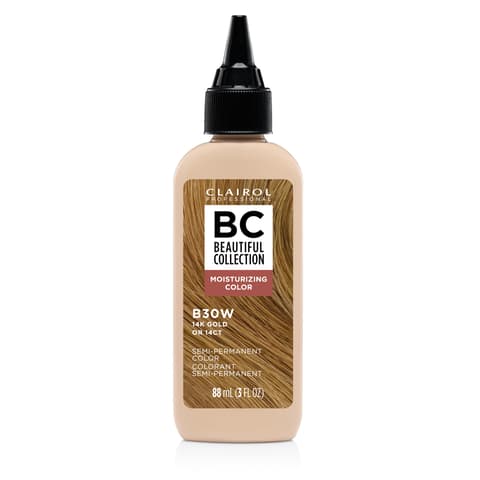 Clairol Professional Beautiful Collection Hair Color 30w 14k Gold . Packaging