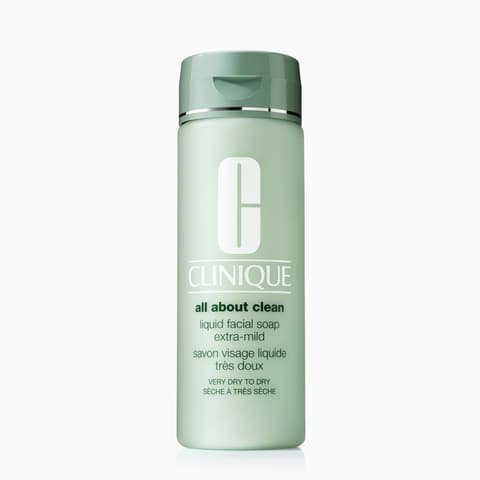 Clinique 3 Step All About Clean Liquid Facial Cleanser Soap for Very Dry To Dry