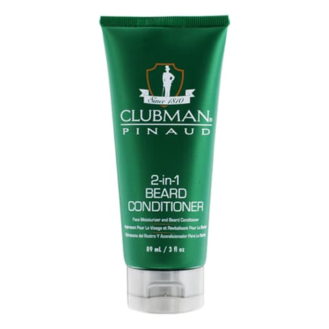 Clubman Pinaud 2 In 1 Beard Conditioner and Face Moisturizer 3 oz