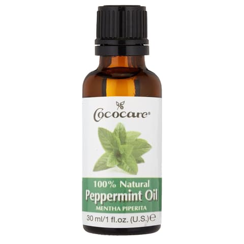 Cococare 100 Percent Peppermint Oil Essential Oil for Aromatherapy 1 Fl Oz
