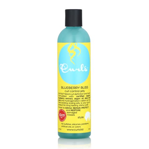 Curls Blueberry Bliss Control Jelly Define Defrizz Wash and Go's Twist Outs