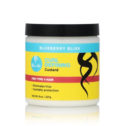 Curls Blueberry Bliss Defining Custard Cream for Frizz Control Humidity