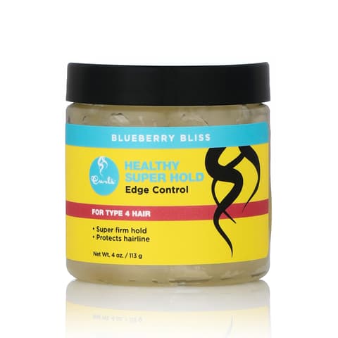 Curls Blueberry Bliss Super Hold Edge Control Edge Fixer Strong Hold Hair Gel
