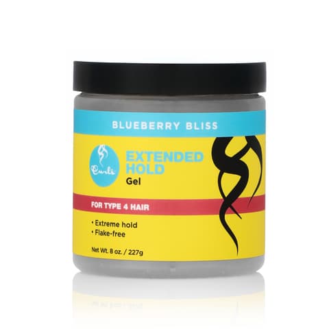 Curls Blueberry Bliss Extended Hold Gel Flake Free Strong Hold Curly Hair Gel