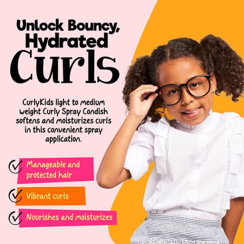 Curlykids Curly Condish | Leave In Conditioner for Curly Hair Kids Moisturizes