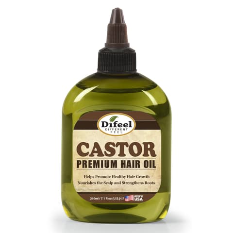 Difeel Natural Castor Hair Oil Castor Oil for Hair Growth 7.1 oz
