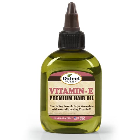 Difeel Natural Hair Oil Vitamin E Oil 2.5 oz