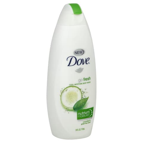 Dove Cool Moisture Refreshing Body Wash Cucumber and Green Tea Normal Skin 24