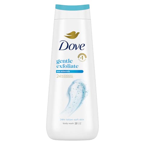 Dove Body Wash Gentle Exfoliate With Sea Minerals for 24hr Lotion Soft Skin