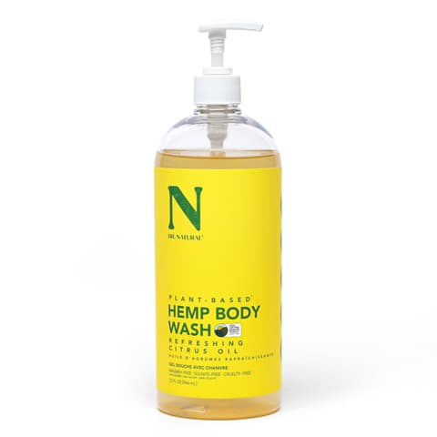 Dr. Natural Hemp Body Wash Natural for Sensitive Skin Moisturizing Anti Aging