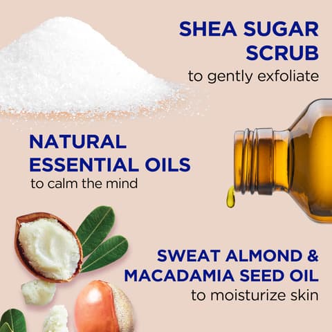 Dr. Teal's Shea Sugar Scrub Shea Butter Almond Oil Jar 19 oz