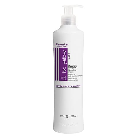 Fanola No Yellow Purple Hair Mask Acidic Ph Deep Conditioning Hair Mask for