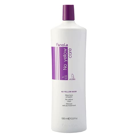 Fanola No Yellow Purple Hair Mask Acidic Ph Deep Conditioning Hair Mask for