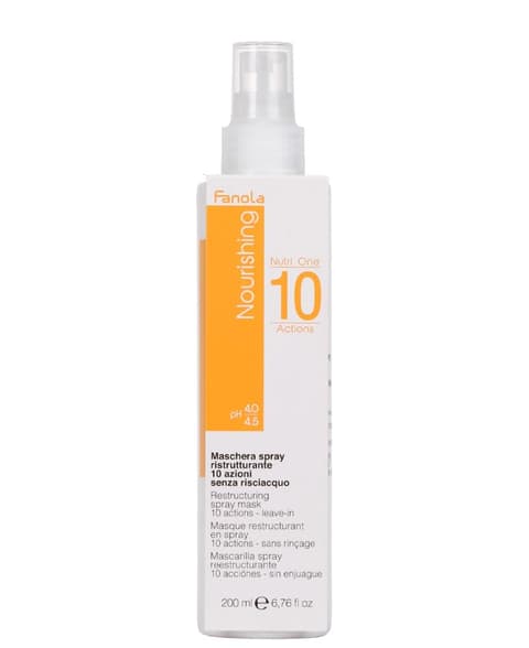 Fanola Restructuring Leave In Hair Mask for Damaged Hair 10 In 1 Hydrating