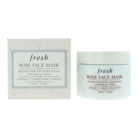 Fresh Rose Face Mask Soothes Tones 3.4 oz