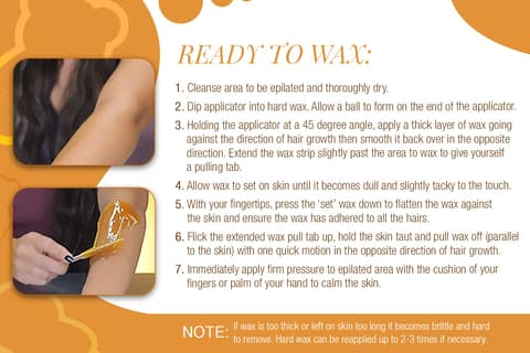 Gigi Honee Bear Hard Wax Kit for Hair Removal Honey Scented Hard Wax Beads for