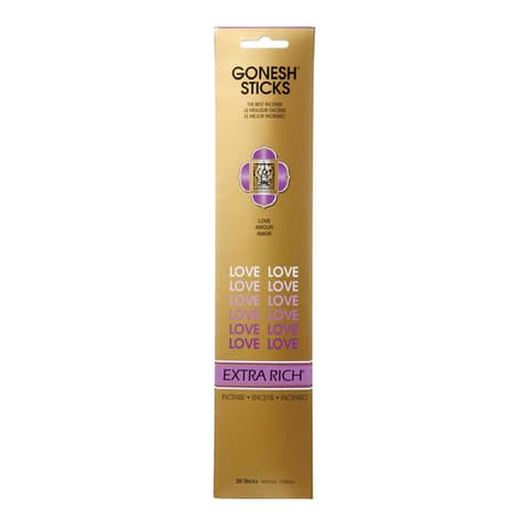 Gonesh Goxrlo Extra Rich Collection Love Incense Sticks