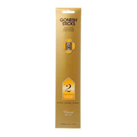 Gonesh Gost02 No.2 Perfumed With Oils Spices Incense Sticks