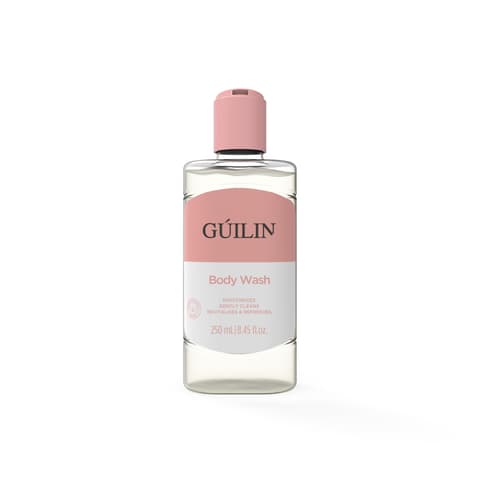 (6-pack) GUILIN - Dermatology Tested Premium Pure Body Wash - Blended For Soft Healthy Skin! FREE OF COLORANTS. SLES & SLS, PARABENS, AND ALCOHOL - 250ML