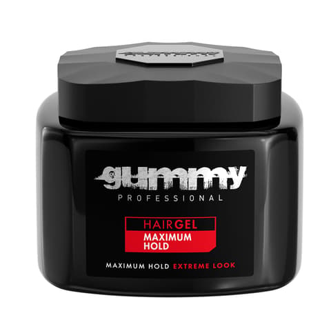 Gummy Professional Hair Gel and Women Strong Hold Styling Gel for Slick Back