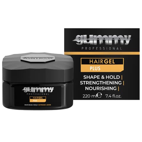 Gummy Professional Plus Hair Gel and Women Strong Hold Styling Gel for Slick