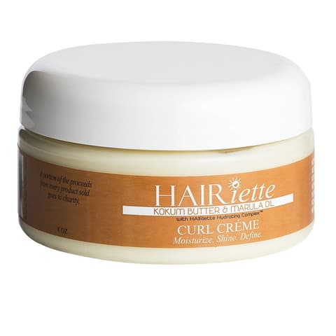 Hairiette Kokum Butter Marula Oil Curl Creme Lightweight Curl Definer Enhancer