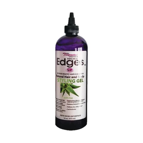 Hicks Edges Curl Activator Definer Twist Dry and Release Styling Gel With Aloe
