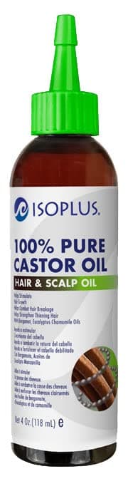 Isoplus 100% Pure Castor Oil Hair Scalp Oil 4 oz