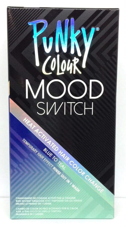 Punky Colour Blue To Teal Mood Switch Heat Activated Hair Color Change
