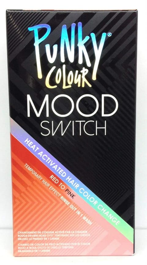 Punky Colour Red To Pink Mood Switch Heat Activated Hair Color Change Temporary