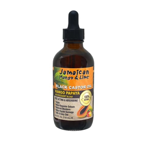 Jamaican Mango Lime Black Castor Oil Hair Scalp Oil for Locs Braids Twists