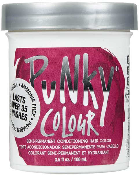 Punky Rose Red Semi Permanent Hair Color Vegan Cruelty Free Conditioning Hair