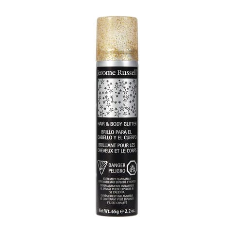 Jerome Russell Temporary Hair and Body Glitter Color Travel Lightweight Adds