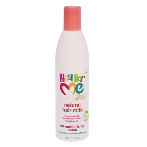 Just for Me Natural Hair Milk Lotion Hydrates Strengthens Contains Coconut Milk