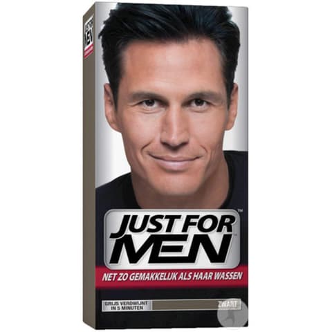 Just Shampoo In Haircolor Real Black H 55 For Men