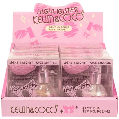 (6-pack) Kevin & Coco Bow Highlighter