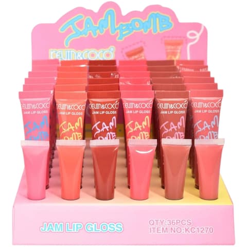 (36-pack) Kevin & Coco Jam Bomb Lip Gloss