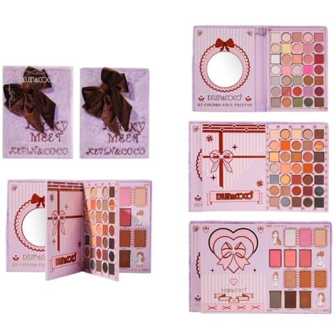 (6-pack) Kevin & Coco Lucky Meet 82 Colors Face Palette