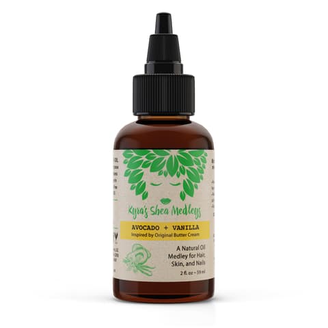 Multiuse Avocado + Vanilla Oil Medley for Face Body Hair Natural Avocado Oil