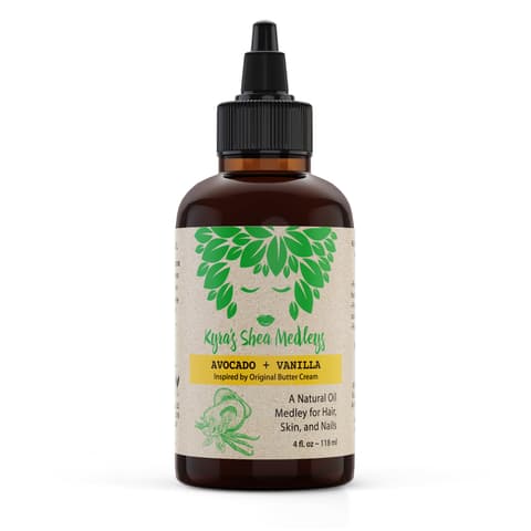 Multiuse Avocado + Vanilla Oil Medley for Face Body and Hair Natural Avocado