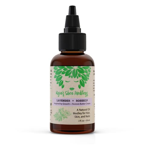 Multiuse Lavender + Rosehip Oil Medley for Face Body and Hair Natural Rosehip