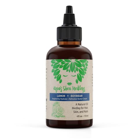 Multiuse Lemon + Soybean Oil Medley for Face Body and Hair Natural Soya Bean