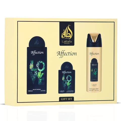 [Set] Lattafa Pride Affection 3.4 M+ + 6.7 Bs United Arab Emir. 20pcs Bybox EDP 20 ml