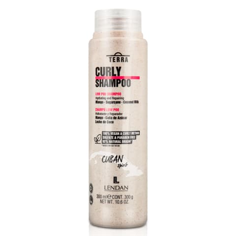 Lendan Terra Curly Hydrating and Repairing Low Poo Shampoo / 300 ml (10.6 oz)