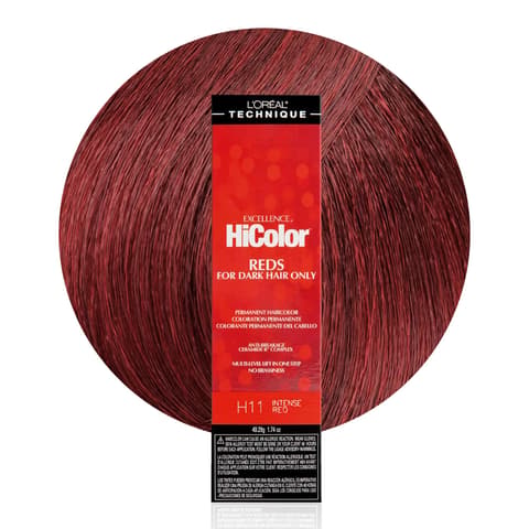 L'oreal Technique Hicolor Reds Permanent Hair Color Lifts Dark Hair In One Step