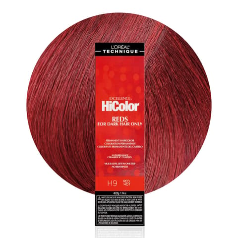 L'oreal Technique Hicolor Reds Permanent Hair Color Lifts Dark Hair In One Step