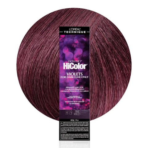 L'oreal Technique Hicolor Violet Black Shades Permanent Hair Color Anti